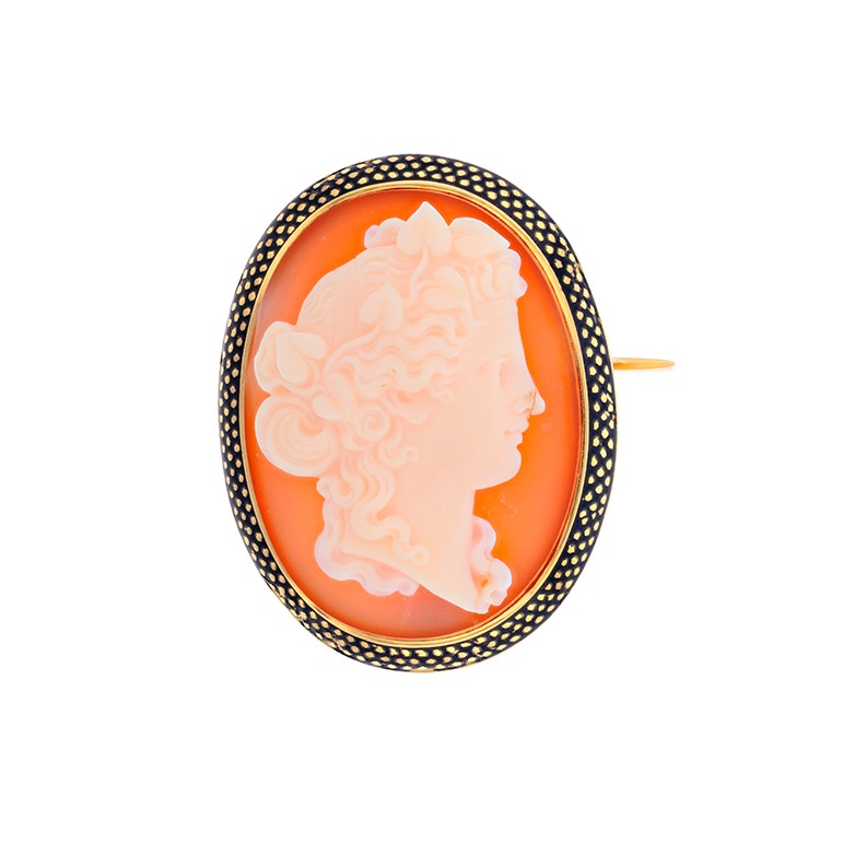 Acheter Broche ancienne Camée or jaune 21 g Bon état - 990,00 € Broche ancienne Camée or jaune 21 g Bon état - reconditionné disponible sur Gemme Les Bijoux